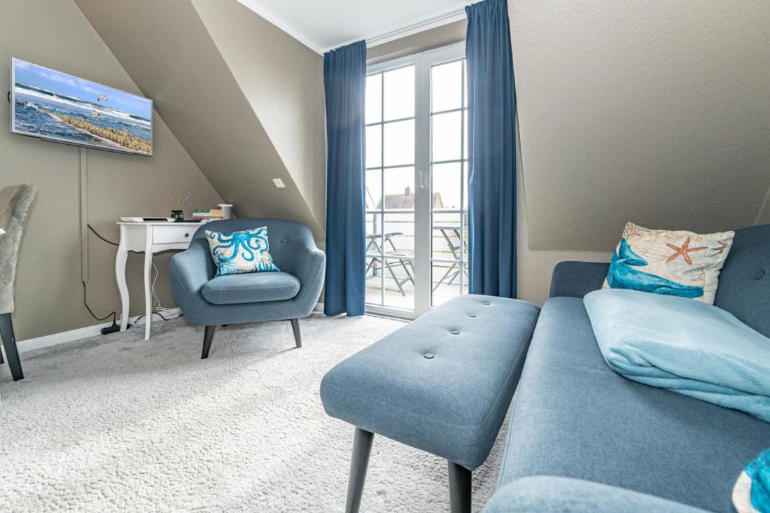 Maritim Und Individuell In Wenningstedt Mit Balkon Apartman Kültér fotó